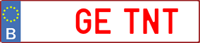 Truck License Plate